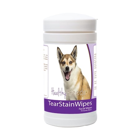 Healthy Breeds Norwegian Lundehund Tear Stain Wipes - 70 Count, 70PK 840235174905